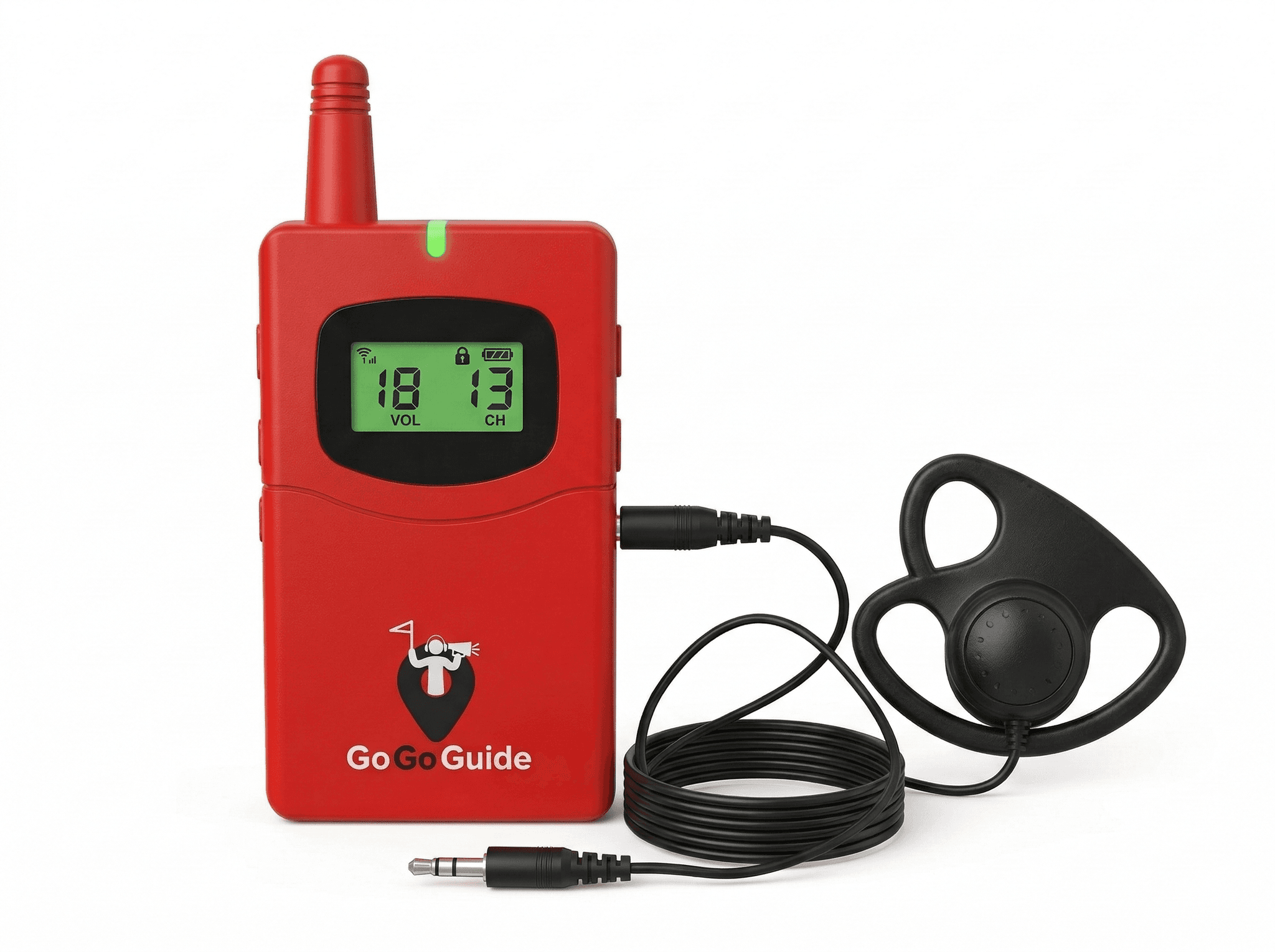 GoGo Earphone – tour guide audio system for museums, city tours, and events